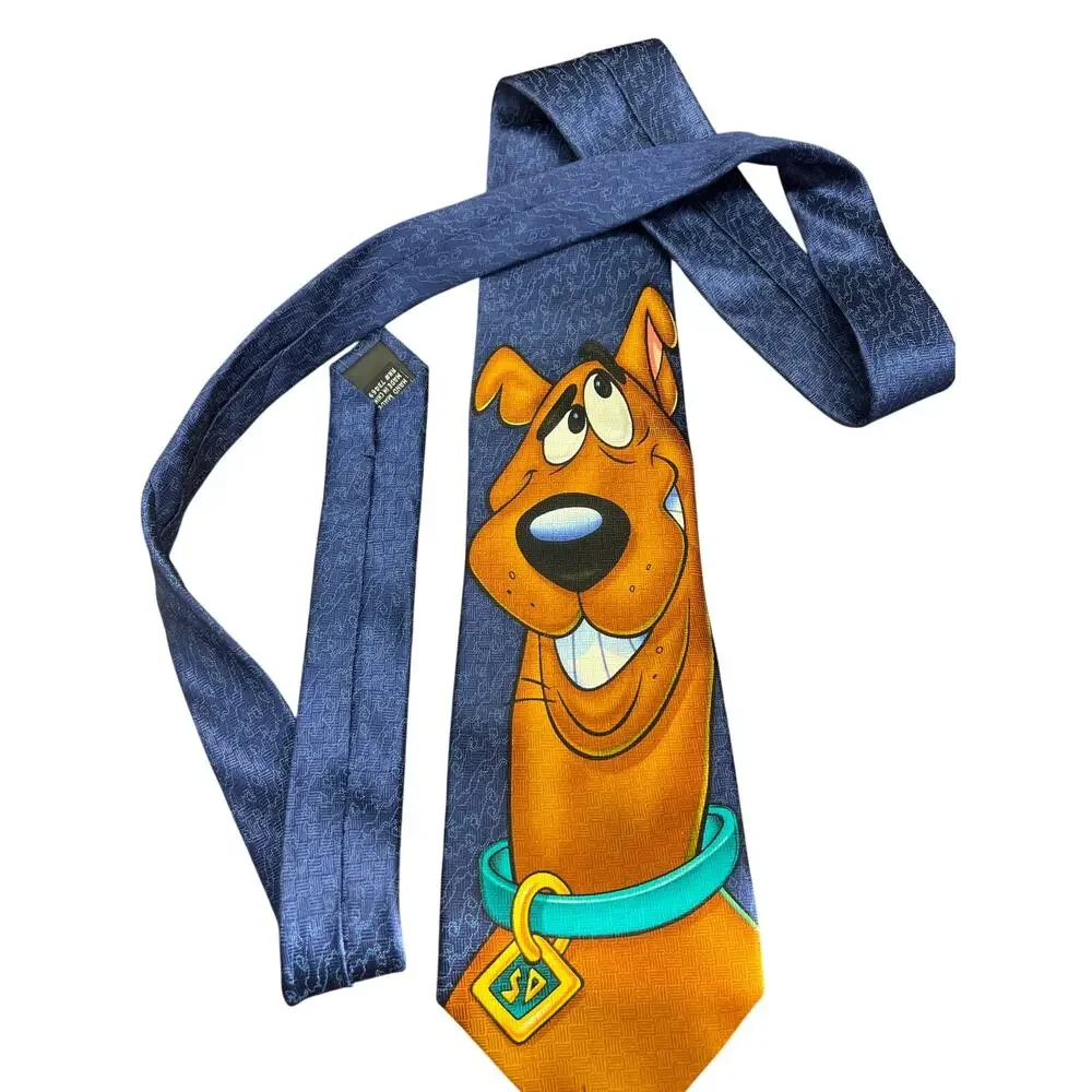 Vintage Scooby-Doo Cartoon Network Novelty Neck Tie‎ 2003 Hanna-Barbera